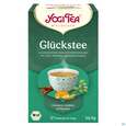 Sie sehen eine Packung Yogi Tea Bio Glueckstee 34g 17st, Produktbild: 03 Yogi Tea Bio Glueckstee 34g 17st, A-Nr.: 5750007 - 03