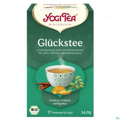 Yogi Tea Bio Glueckstee 34g 17st, A-Nr.: 5750007 - 03