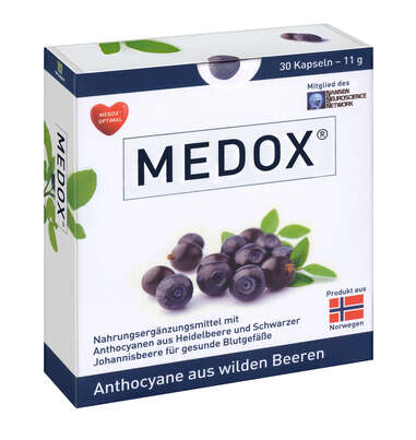 Sie sehen eine Packung Medox, Produktbild: 01 Medox, A-Nr.: 5415697 - 01