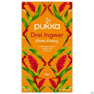Bio Pukka Drei Ingwer 20 Filterbeutel, A-Nr.: 4407750 - 01