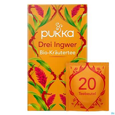 Bio Pukka Drei Ingwer 20 Filterbeutel, A-Nr.: 4407750 - 08