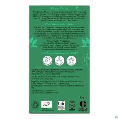 Bio Pukka Drei Minze 20 Filterbeutel, A-Nr.: 4407744 - 03