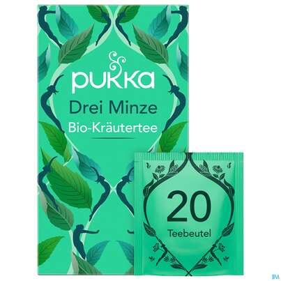 Bio Pukka Drei Minze 20 Filterbeutel, A-Nr.: 4407744 - 05