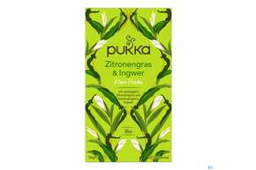 Bio Pukka Zitronengras &amp;amp; Ingwer 20 Filterbeutel, A-Nr.: 4407684 - 01
