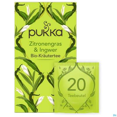 Bio Pukka Zitronengras &amp; Ingwer 20 Filterbeutel, A-Nr.: 4407684 - 05