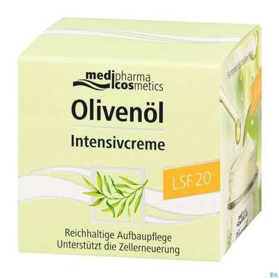 Sie sehen eine Packung Oliven Oel Intensivcreme Lsf20 50ml, Produktbild: 04 Oliven Oel Intensivcreme Lsf20 50ml, A-Nr.: 5074339 - 04