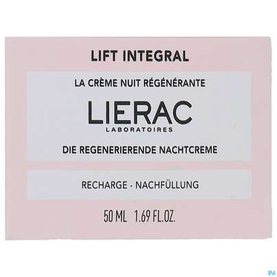 Sie sehen eine Packung Lierac Lift Integral Night Cream Neu Refill 50ml, Produktbild: 01 Lierac Lift Integral Night Cream Neu Refill 50ml, A-Nr.: 5731062 - 01