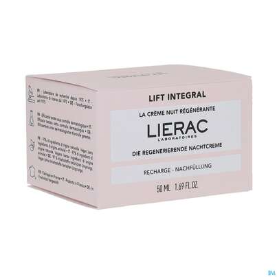 Sie sehen eine Packung Lierac Lift Integral Night Cream Neu Refill 50ml, Produktbild: 02 Lierac Lift Integral Night Cream Neu Refill 50ml, A-Nr.: 5731062 - 02