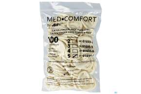 Sie sehen eine Packung Fingerlinge Kondom Gr 5 100st, Produktbild: 01 Fingerlinge Kondom Gr 5 100st, A-Nr.: 2624041 - 01