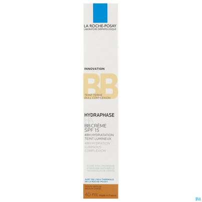 Sie sehen eine Packung La Roche Posay Hydraphase Feuchtigkeitscreme Bb Mittel 40ml, Produktbild: 01 La Roche Posay Hydraphase Feuchtigkeitscreme Bb Mittel 40ml, A-Nr.: 5716039 - 01