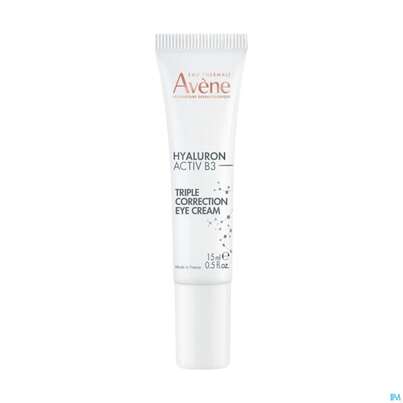 Sie sehen eine Packung Avene Hyaluron Activ B3 Augencreme 15ml, Produktbild: 20 Avene Hyaluron Activ B3 Augencreme 15ml, A-Nr.: 5693410 - 20