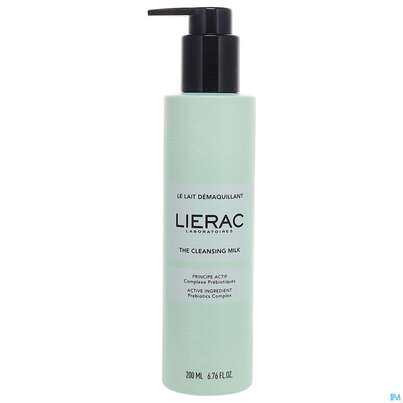 Sie sehen eine Packung Lierac Cleanser The Cleansing Milk 200ml, Produktbild: 02 Lierac Cleanser The Cleansing Milk 200ml, A-Nr.: 5721796 - 02
