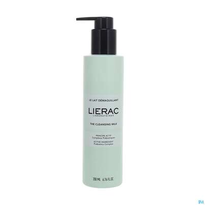 Sie sehen eine Packung Lierac Cleanser The Cleansing Milk 200ml, Produktbild: 03 Lierac Cleanser The Cleansing Milk 200ml, A-Nr.: 5721796 - 03