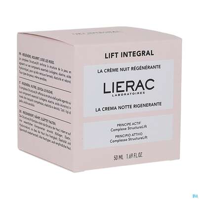 Sie sehen eine Packung Lierac Lift Integral Night Cream Neu 50ml, Produktbild: 03 Lierac Lift Integral Night Cream Neu 50ml, A-Nr.: 5731027 - 03