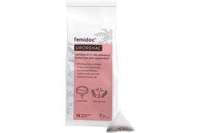 Sie sehen eine Packung femidoc® URORENAL® Tee, Bio, Produktbild: 01 femidoc® URORENAL® Tee, Bio, A-Nr.: 5776461 - 01
