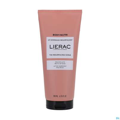Sie sehen eine Packung Lierac Body-nutri The Resurfacing Scrub 200ml, Produktbild: 03 Lierac Body-nutri The Resurfacing Scrub 200ml, A-Nr.: 5849757 - 03