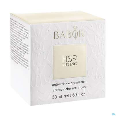 Sie sehen eine Packung Babor Hsr/lifting Cream Rich 40091 50ml, Produktbild: 02 Babor Hsr/lifting Cream Rich 40091 50ml, A-Nr.: 5581243 - 02