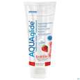Sie sehen eine Packung Aquaglide Erdbeer 100ml, Produktbild: 02 Aquaglide Erdbeer 100ml, A-Nr.: 3432154 - 02