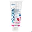 Sie sehen eine Packung Aquaglide Himbeer 100ml, Produktbild: 02 Aquaglide Himbeer 100ml, A-Nr.: 3432208 - 02