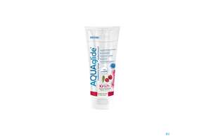 Sie sehen eine Packung Aquaglide Kirsch 100ml, Produktbild: 01 Aquaglide Kirsch 100ml, A-Nr.: 3432160 - 01