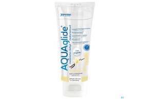 Sie sehen eine Packung Aquaglide Vanille 100ml, Produktbild: 01 Aquaglide Vanille 100ml, A-Nr.: 5133496 - 01