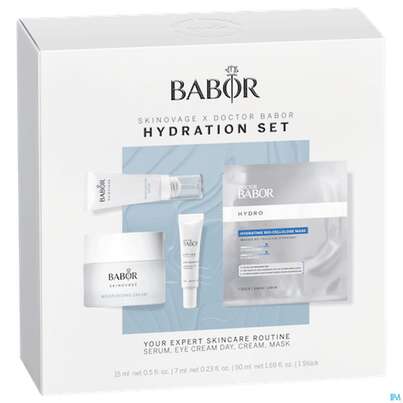 Sie sehen eine Packung Babor Skinovage/hydration Set 40133 1st, Produktbild: 03 Babor Skinovage/hydration Set 40133 1st, A-Nr.: 5700788 - 03