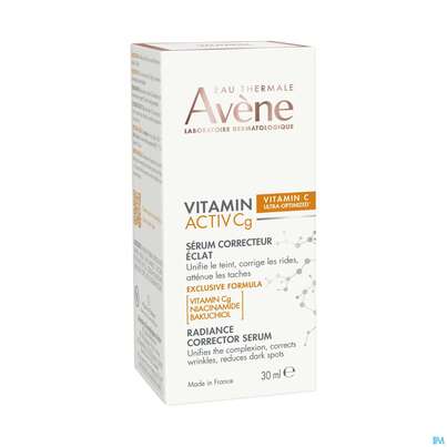 Sie sehen eine Packung Avene Vitamin Activ Cg Serum-konzentrat 30ml, Produktbild: 04 Avene Vitamin Activ Cg Serum-konzentrat 30ml, A-Nr.: 5826437 - 04