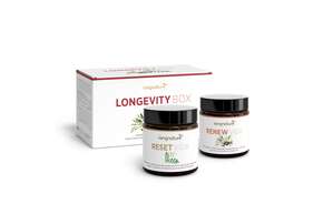 Sie sehen eine Packung KINGNATURE Longevity Box, Produktbild: 01 KINGNATURE Longevity Box, A-Nr.: 5930459 - 01