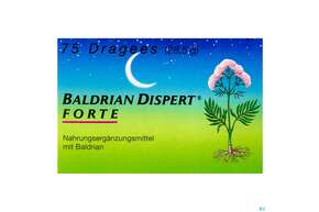 Baldrian Dispert Forte Drag 75st, A-Nr.: 1257712 - 01