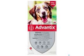 Advantix Spot On F Hunde lösung Z.auftropfen Auf Die Haut Ueber 10-25kg 2,5ml 4st, A-Nr.: 2454372 - 01