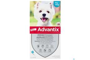 Advantix Spot On F Hunde lösung Z.auftropfen Auf Die Haut Ueber 4-10kg 1,0ml 4st, A-Nr.: 2454366 - 01