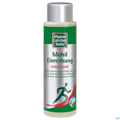 Sie sehen eine Packung Allgäuer Latschenkiefer Mobil Einreibung Extra Stark 250ml, Produktbild: 03 Allgäuer Latschenkiefer Mobil Einreibung Extra Stark 250ml, A-Nr.: 3485771 - 03