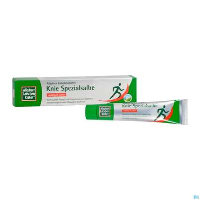 Sie sehen eine Packung Allgäuer Latschenkiefer Knie Spezialsalbe 50ml, Produktbild: 02 Allgäuer Latschenkiefer Knie Spezialsalbe 50ml, A-Nr.: 4624387 - 02