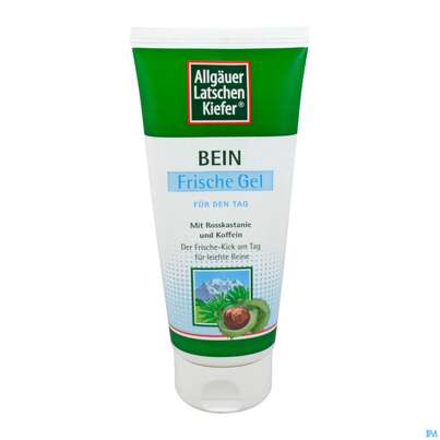 Sie sehen eine Packung Allgäuer Latschenkiefer Bein Frische Gel 200ml, Produktbild: 02 Allgäuer Latschenkiefer Bein Frische Gel 200ml, A-Nr.: 3577214 - 02