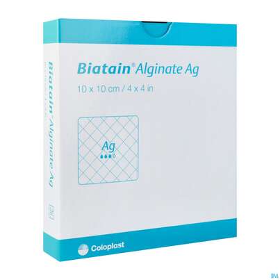 Biatain/ag Alginatkompresse Steril 10x10cm Nr 37 10st, A-Nr.: 4050957 - 02