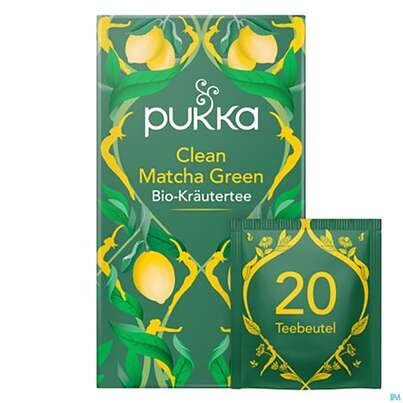 Bio Pukka Clean Matcha Green 20 Filterbeutel, A-Nr.: 4407827 - 06