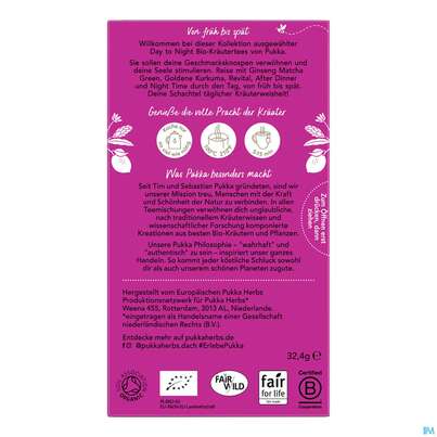 Bio Pukka Day To Night Collection 20 Filterbeutel, A-Nr.: 4894023 - 03