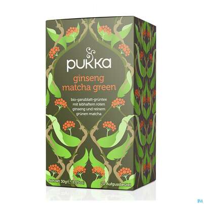 Bio Pukka Ginseng Matcha Green 20 Filterbeutel, A-Nr.: 4512872 - 01