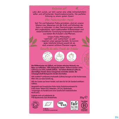 Bio Pukka Pfefferminz &amp; Süßholz 20 Filterbeutel, A-Nr.: 4407715 - 03