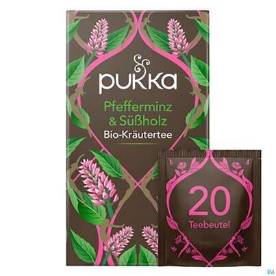 Bio Pukka Pfefferminz &amp; Süßholz 20 Filterbeutel, A-Nr.: 4407715 - 06