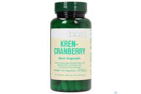 Sie sehen eine Packung Bios Kren-cranberry 100 Kapseln, Produktbild: 01 Bios Kren-cranberry 100 Kapseln, A-Nr.: 4185769 - 01