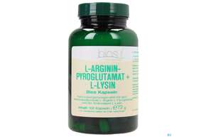 Bios l-argininpyroglutamat + l-lysin 100 Kapseln, A-Nr.: 3891979 - 01