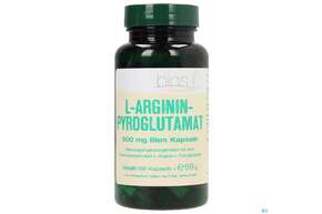 Sie sehen eine Packung Bios l-argininpyroglutamat 500mg 100 Kapseln, Produktbild: 01 Bios l-argininpyroglutamat 500mg 100 Kapseln, A-Nr.: 3891962 - 01