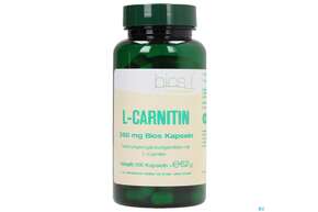 Sie sehen eine Packung Bios l-carnitin 360mg 100 Kapseln, Produktbild: 01 Bios l-carnitin 360mg 100 Kapseln, A-Nr.: 3892016 - 01