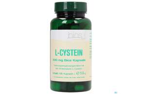 Sie sehen eine Packung Bios l-cystein 500mg 100 Kapseln, Produktbild: 01 Bios l-cystein 500mg 100 Kapseln, A-Nr.: 3892045 - 01