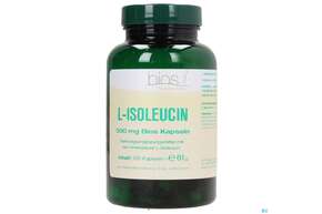 Sie sehen eine Packung Bios l-isoleucin 500mg 100 Kapseln, Produktbild: 01 Bios l-isoleucin 500mg 100 Kapseln, A-Nr.: 3892128 - 01