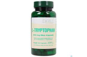 Sie sehen eine Packung Bios l-tryptophan 250mg 100 Kapseln, Produktbild: 01 Bios l-tryptophan 250mg 100 Kapseln, A-Nr.: 3892306 - 01