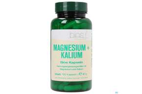 Sie sehen eine Packung Bios Magnesium + Kalium 100 Kapseln, Produktbild: 01 Bios Magnesium + Kalium 100 Kapseln, A-Nr.: 3892482 - 01