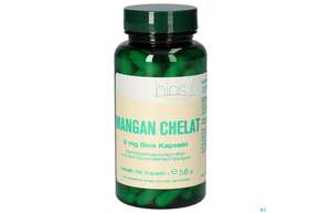 Sie sehen eine Packung Bios Mangan Chelat 2mg 100 Kapseln, Produktbild: 01 Bios Mangan Chelat 2mg 100 Kapseln, A-Nr.: 5231431 - 01