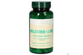 Sie sehen eine Packung Bios Melatonin Ruhe 1,5mg 100 Kapseln, Produktbild: 01 Bios Melatonin Ruhe 1,5mg 100 Kapseln, A-Nr.: 4247016 - 01